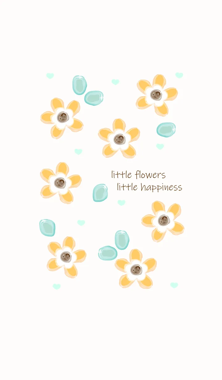 [LINE着せ替え] Little yellow flowers 12 :)の画像1