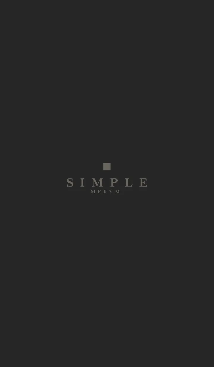 [LINE着せ替え] MATTE BLACK -SIMPLE SQUARE- 47の画像1