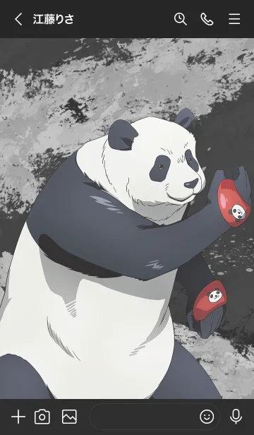 [LINE着せ替え] TVアニメ「呪術廻戦」 パンダの画像3
