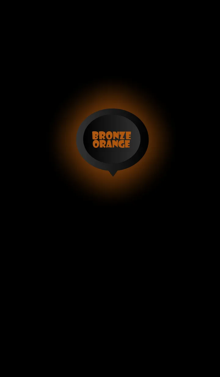 [LINE着せ替え] Bronze Orange  In Black Ver.1 (JP)の画像1