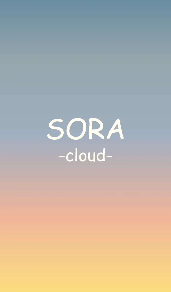 [LINE着せ替え] * SORA * -cloud 4-の画像1