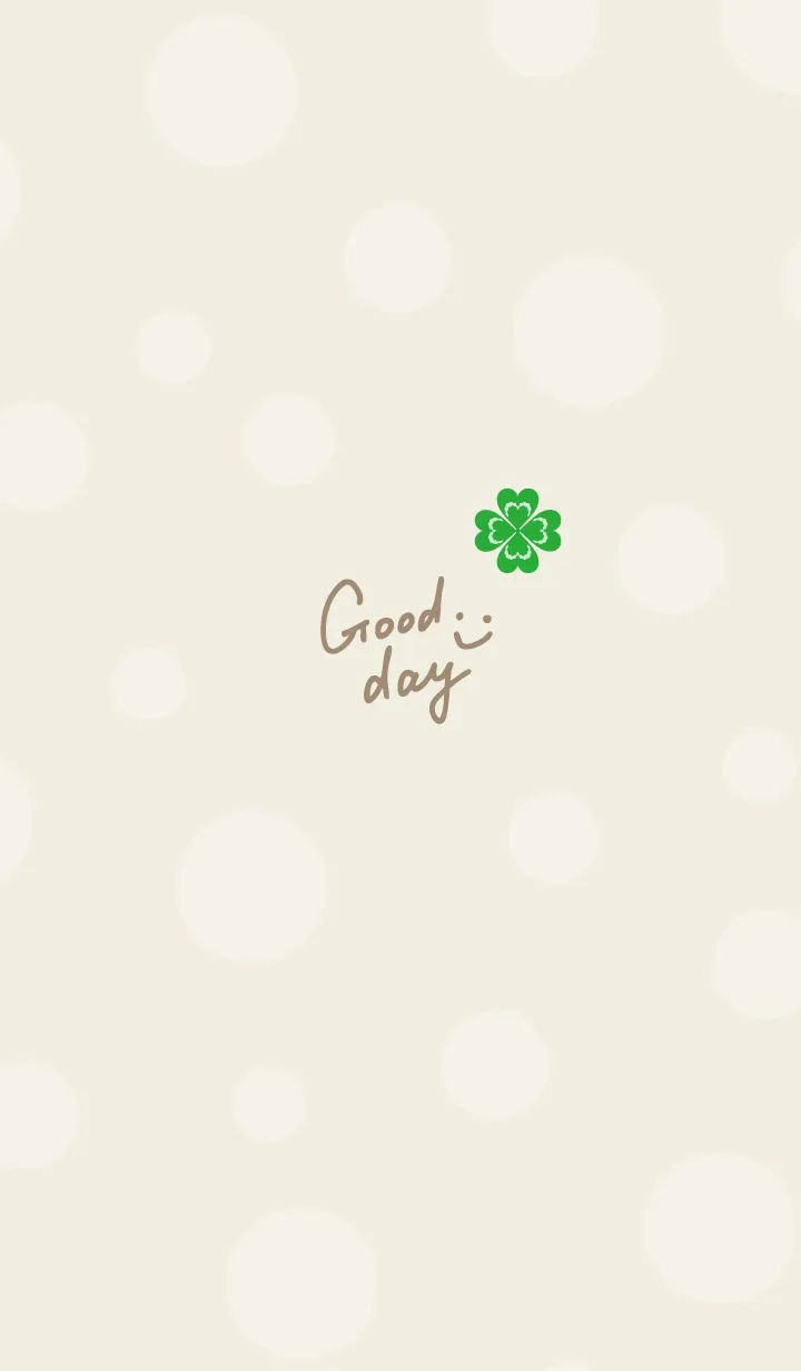 [LINE着せ替え] 幸運 かわいいクローバー17の画像1