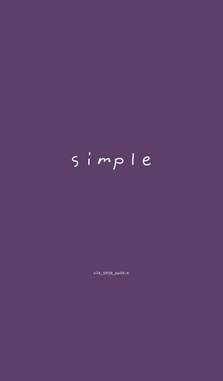 [LINE着せ替え] n74_26_パープル5-6の画像1