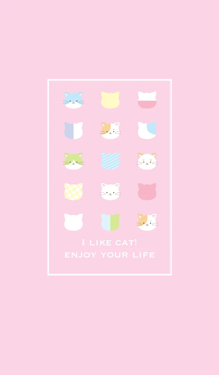 [LINE着せ替え] I LIKE CAT _enjoy your lifeの画像1