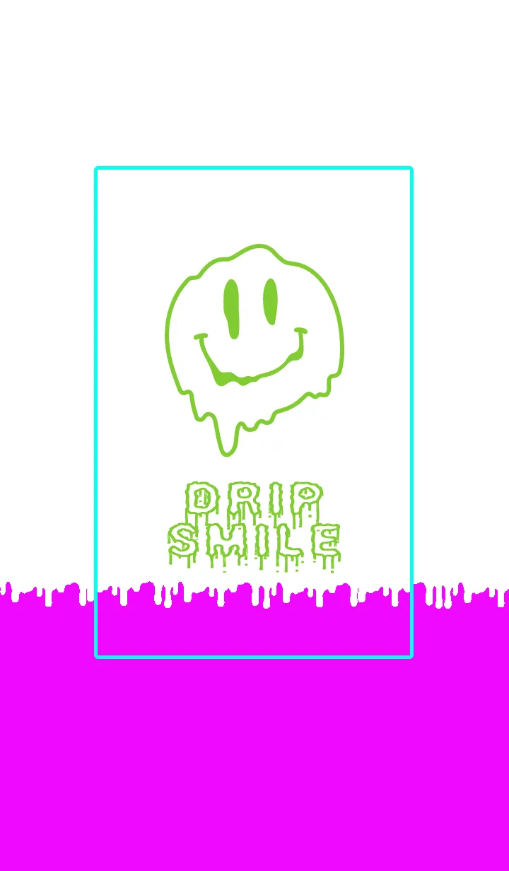 [LINE着せ替え] ドリップ スマイル 19の画像1