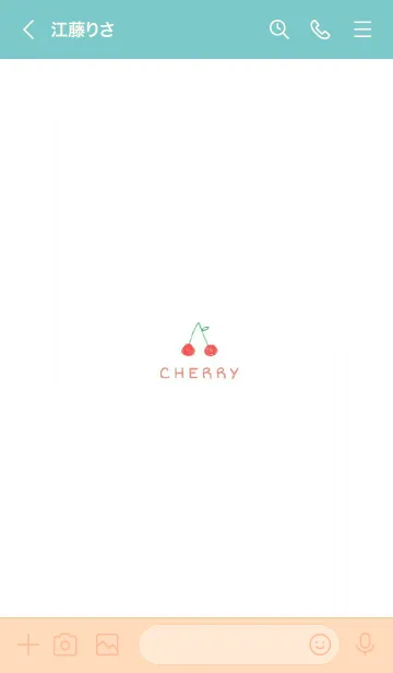 [LINE着せ替え] ふんわりCHERRY(チェリー)の画像3