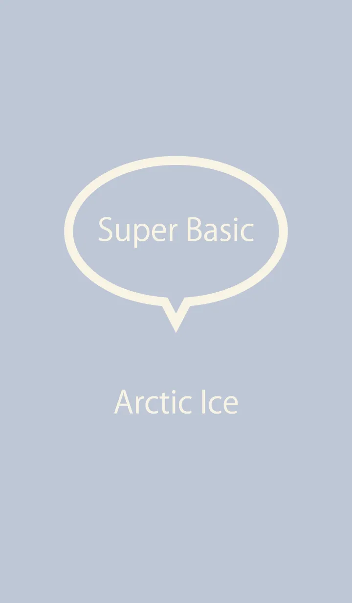 [LINE着せ替え] Super Basic Arctic Iceの画像1