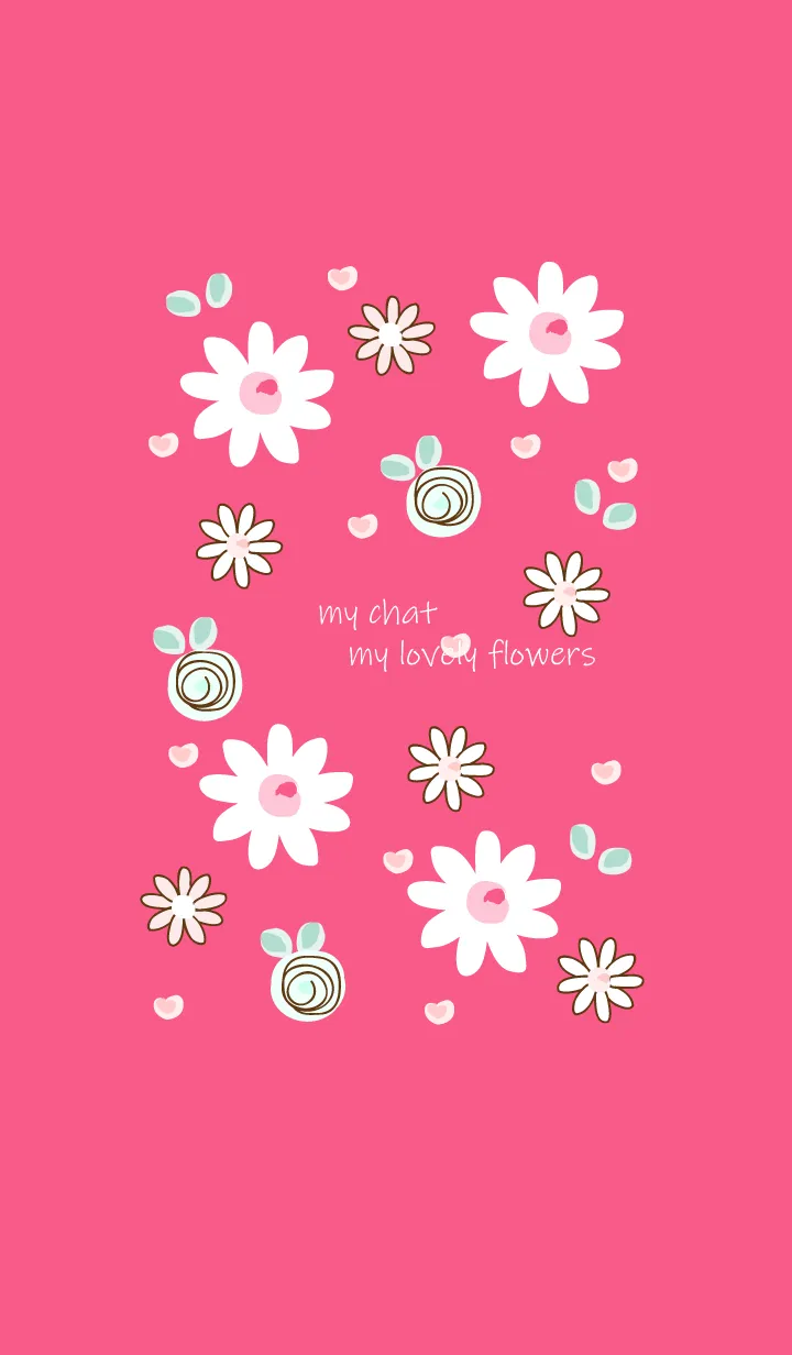 [LINE着せ替え] Little daisy (Pink Ver) 12の画像1