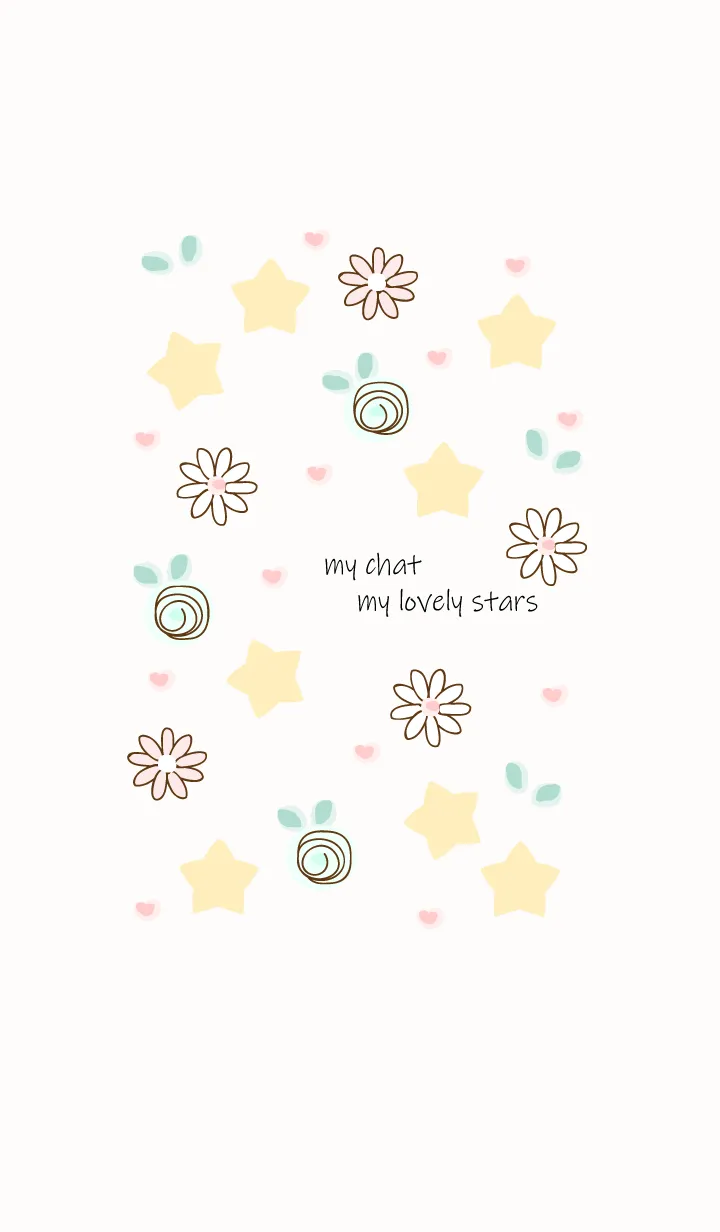 [LINE着せ替え] Light yellow stars 15の画像1