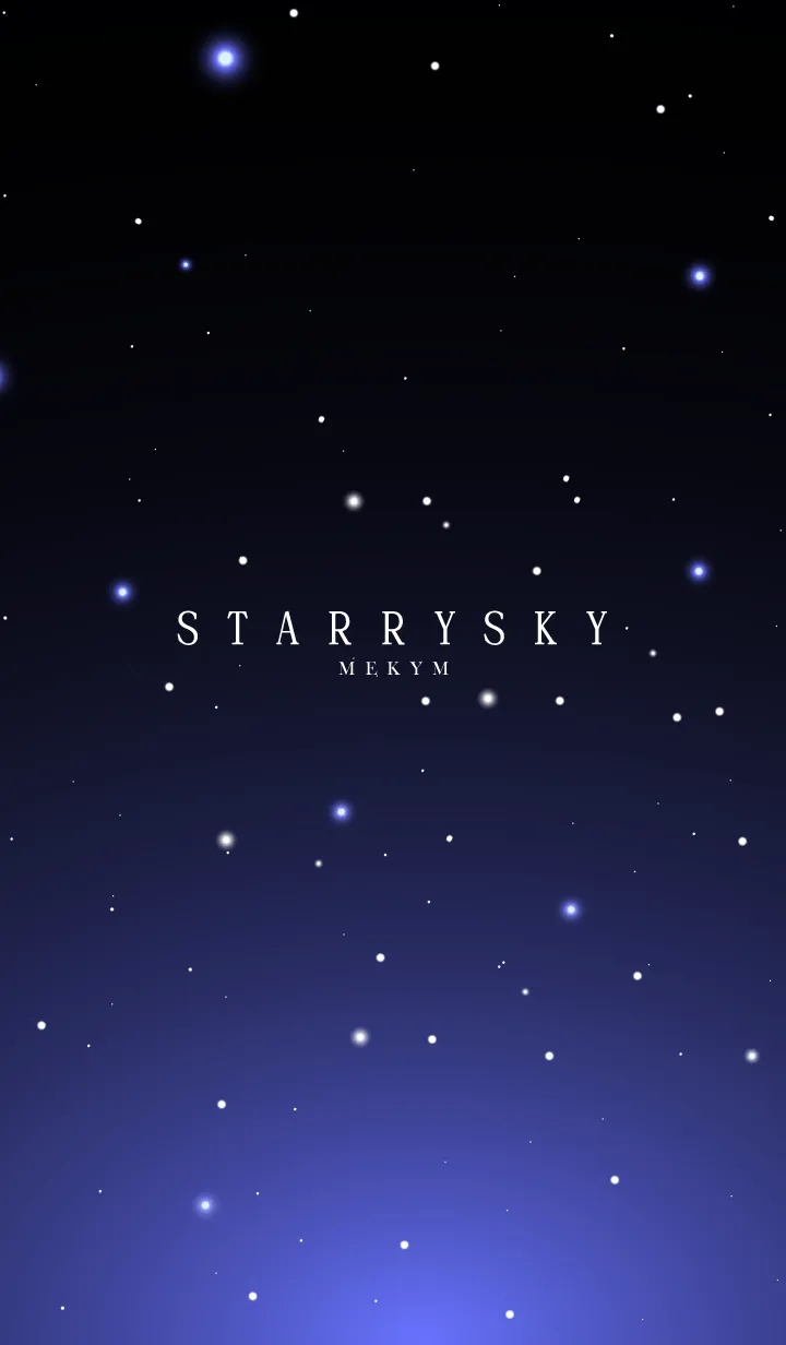 [LINE着せ替え] STARRY SKY -STAR- 13の画像1