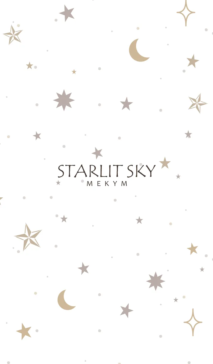 [LINE着せ替え] SIMPLE STARLIT SKY-MEKYM 19の画像1