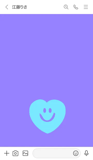 [LINE着せ替え] スマイル ハート 81の画像3