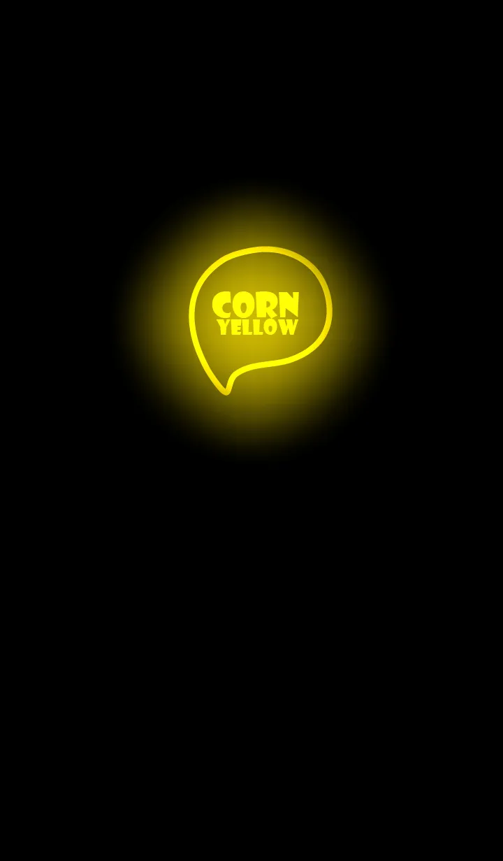 [LINE着せ替え] Corn Yellow Neon Theme Ver.9 (JP)の画像1