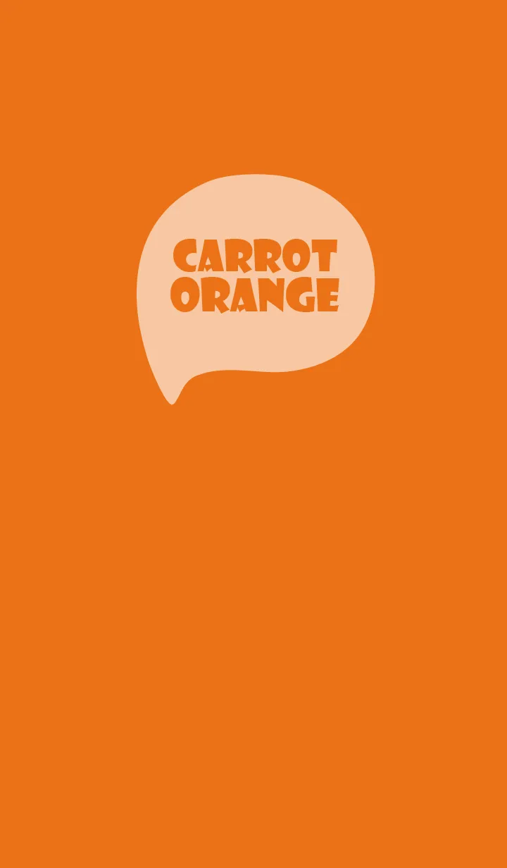 [LINE着せ替え] Carrot Orange Theme Ver.8 (JP)の画像1