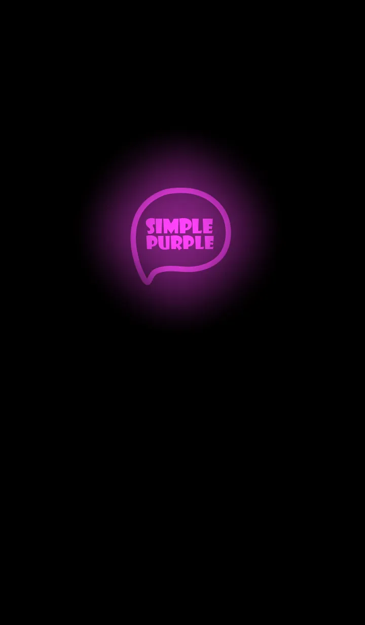 [LINE着せ替え] Purple  Neon Theme Ver.8 (JP)の画像1