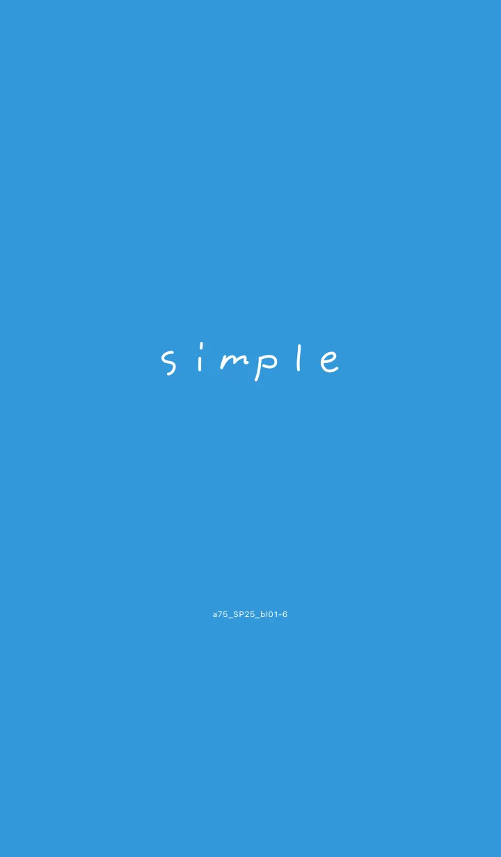 [LINE着せ替え] a75_25_ブルー1-6の画像1