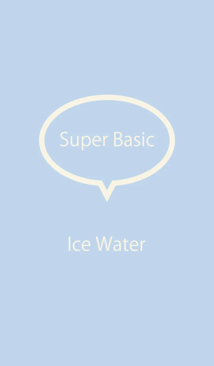 [LINE着せ替え] Super Basic Ice Waterの画像1