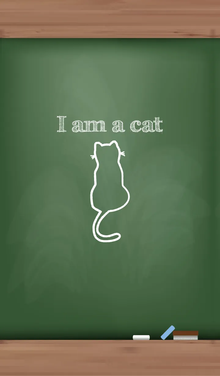 [LINE着せ替え] I am a cat Black Board..3の画像1