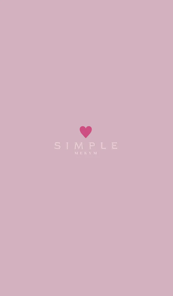 [LINE着せ替え] DUSKY PINK.SIMPLE 28の画像1