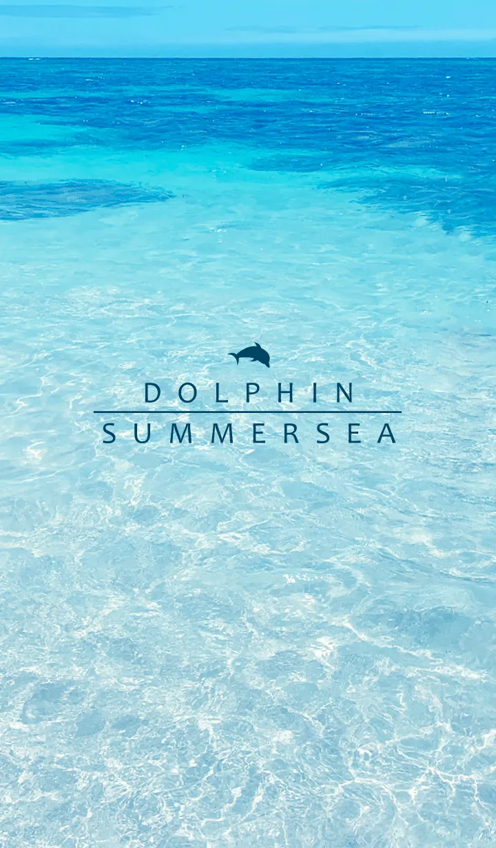 [LINE着せ替え] SUMMER SEA HAWAII-BLUE DOLPHIN 47の画像1