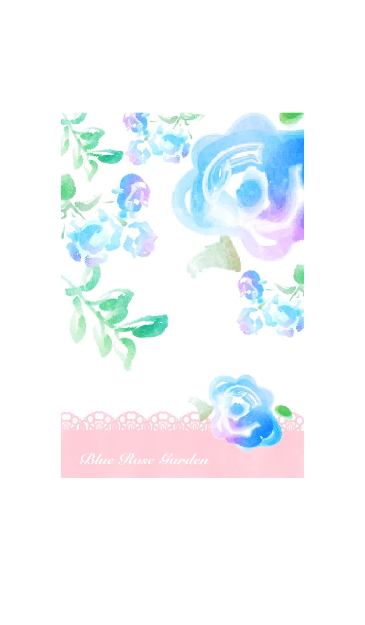 [LINE着せ替え] Blue Rose Garden2の画像1