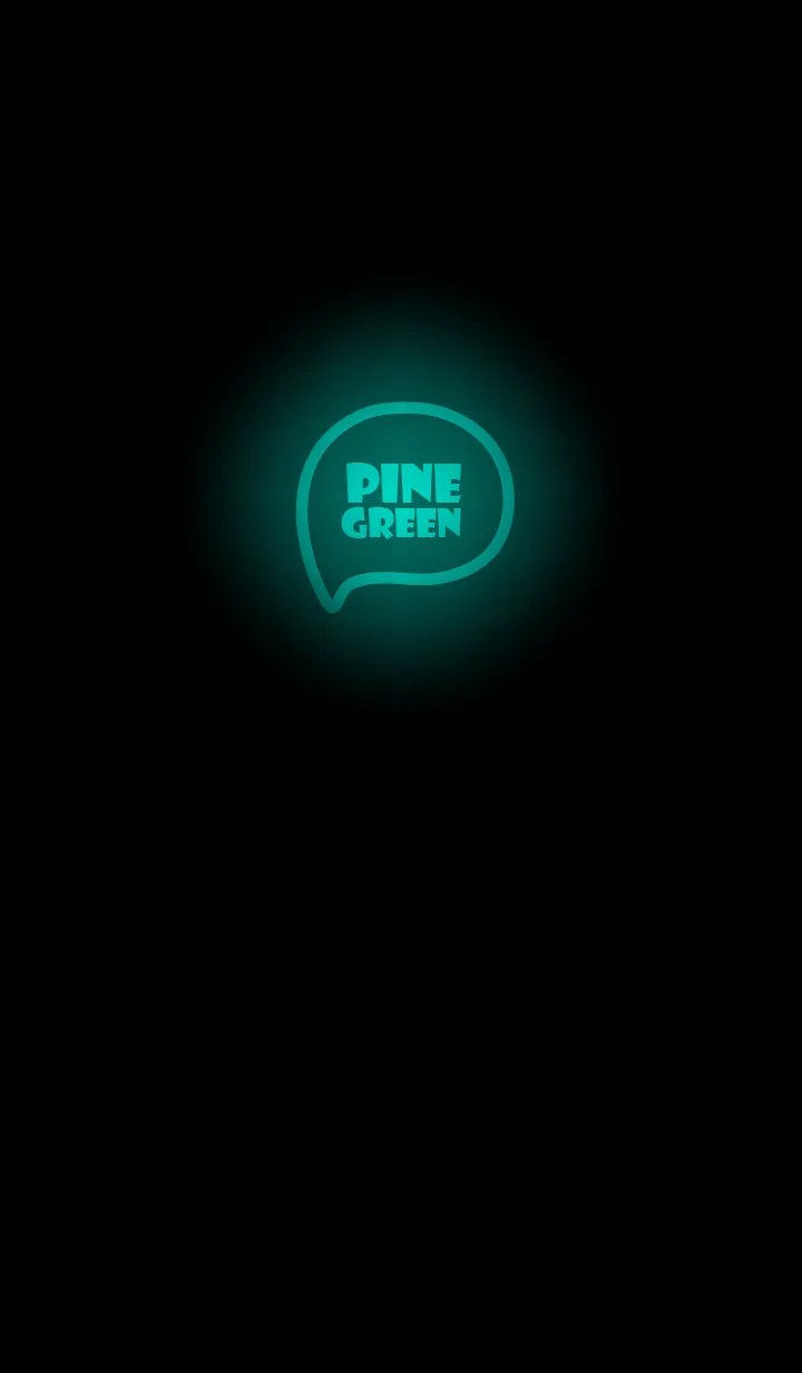 [LINE着せ替え] Pine Green Neon Theme Ver.8 (JP)の画像1