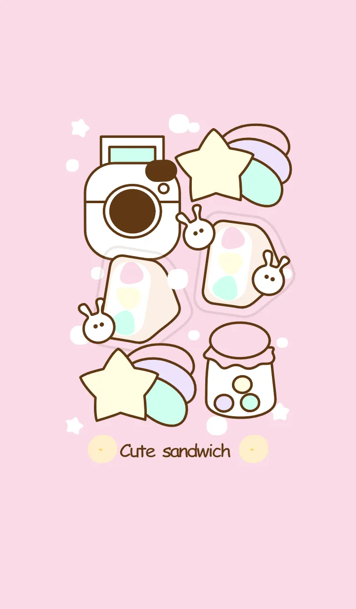 [LINE着せ替え] Cute pastel sandwich 5の画像1