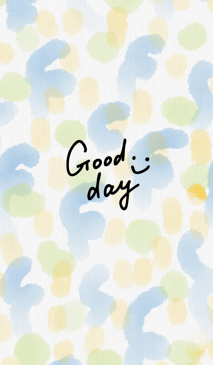 [LINE着せ替え] 水彩お絵かきスマイル29の画像1