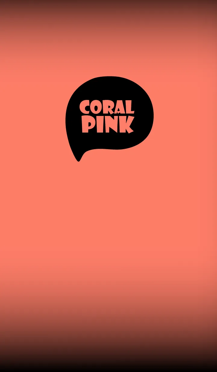 [LINE着せ替え] Coral Pink And Black Vr.8 (JP)の画像1