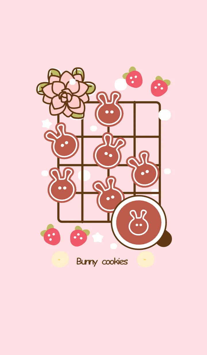 [LINE着せ替え] Bunny cookies 4の画像1