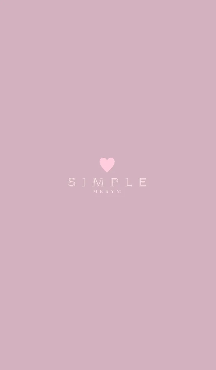 [LINE着せ替え] DUSKY PINK.SIMPLE 29の画像1