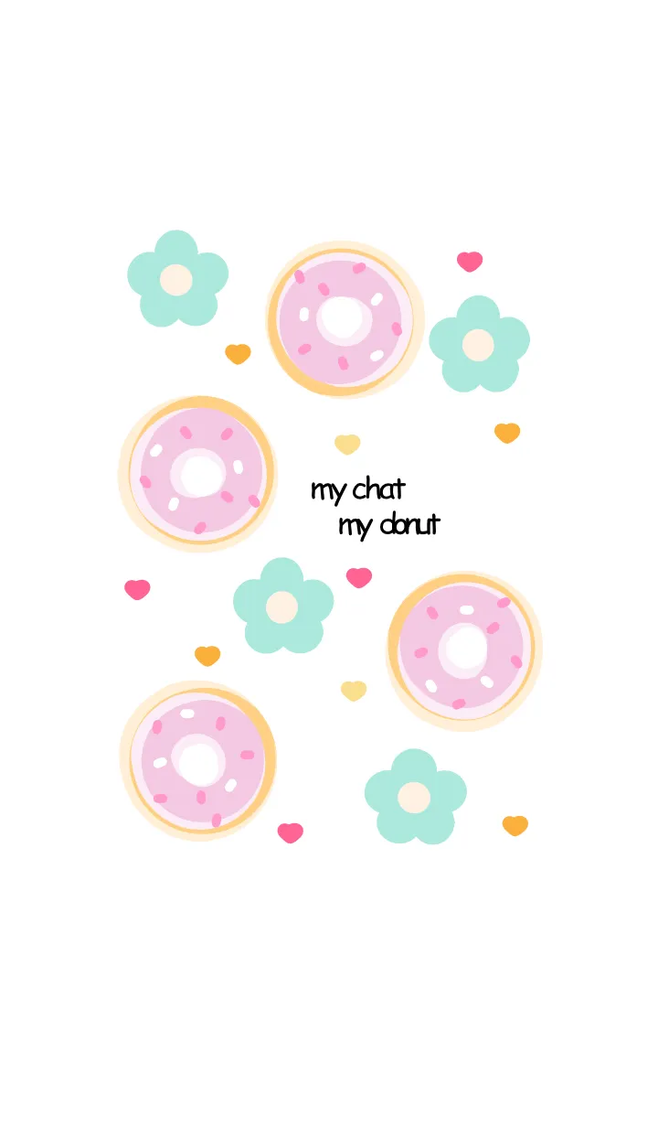 [LINE着せ替え] Blueberry donut 11の画像1