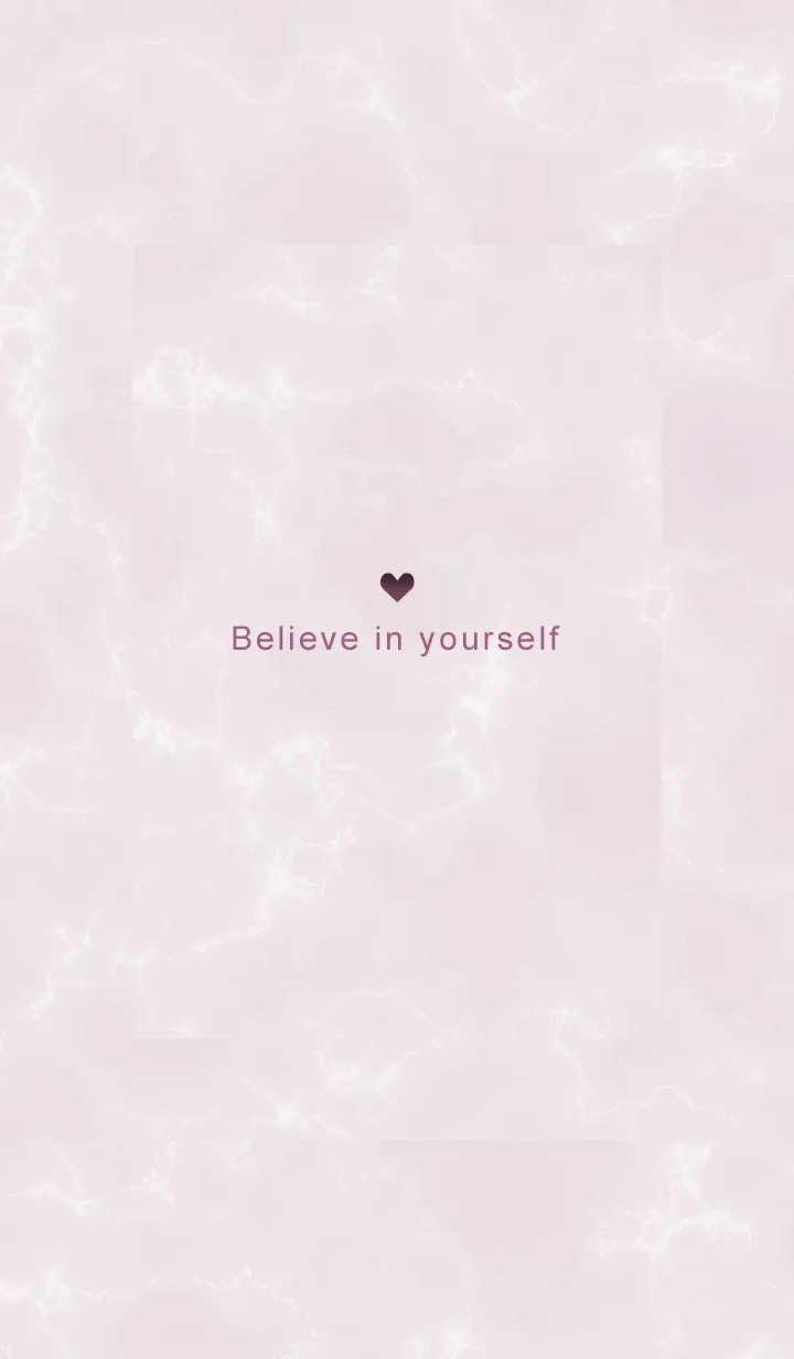 [LINE着せ替え] 「自分を信じて」♥大理石・パープル29_1の画像1