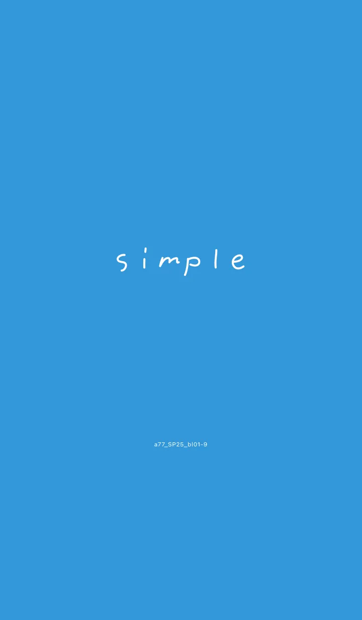 [LINE着せ替え] a77_25_ブルー1-9の画像1