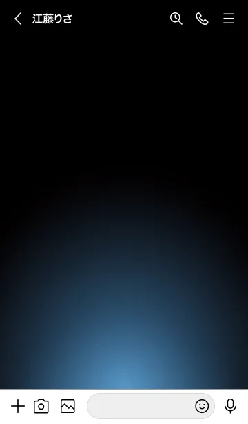 [LINE着せ替え] STEEL BLUE LIGHT ICON THEME 2の画像3