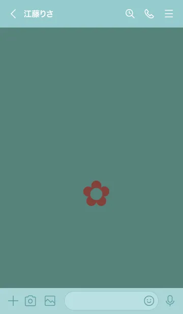 [LINE着せ替え] ザ シンプル ミニ フラワー 27の画像3