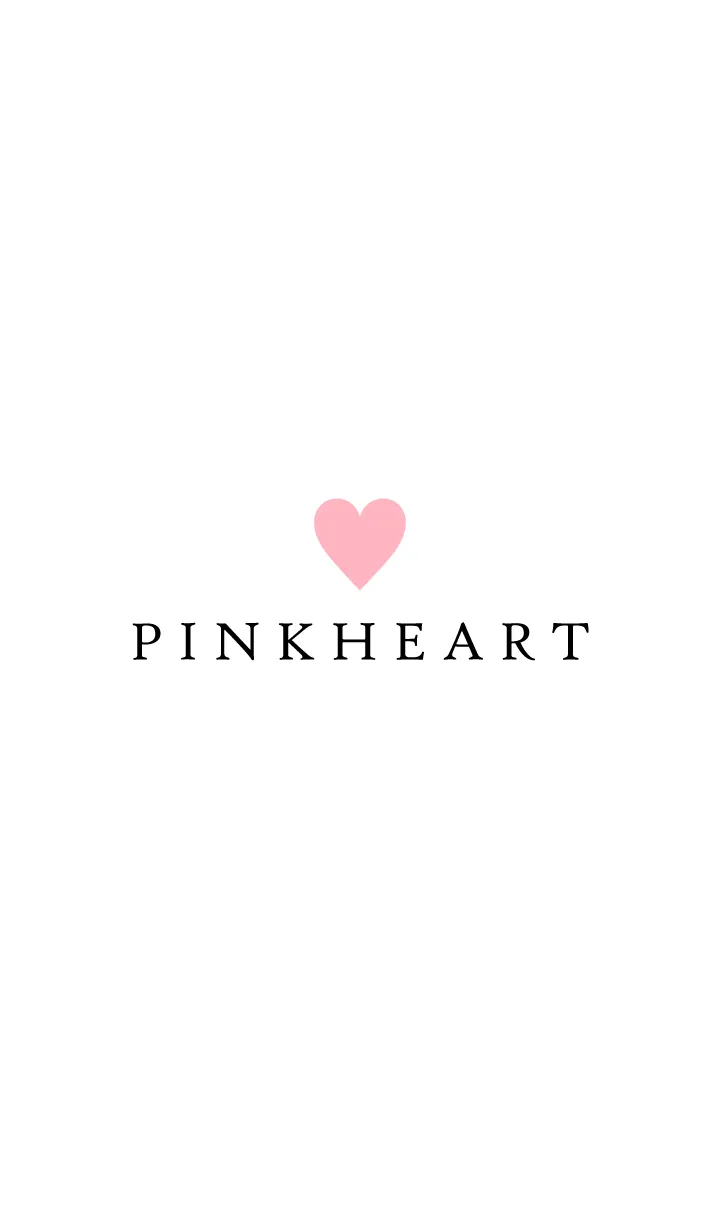 [LINE着せ替え] PINK HEART WHITE - 1 -の画像1