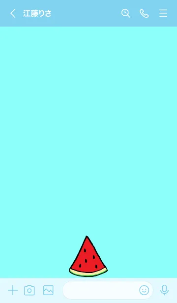 [LINE着せ替え] 夏だ！ スイカだ！！の画像3