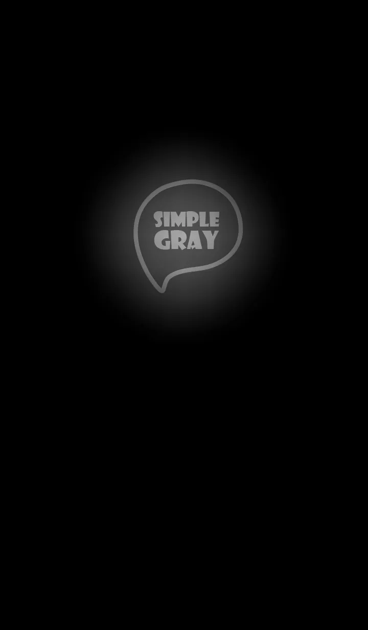 [LINE着せ替え] Grey Neon Theme Ver.9 (JP)の画像1