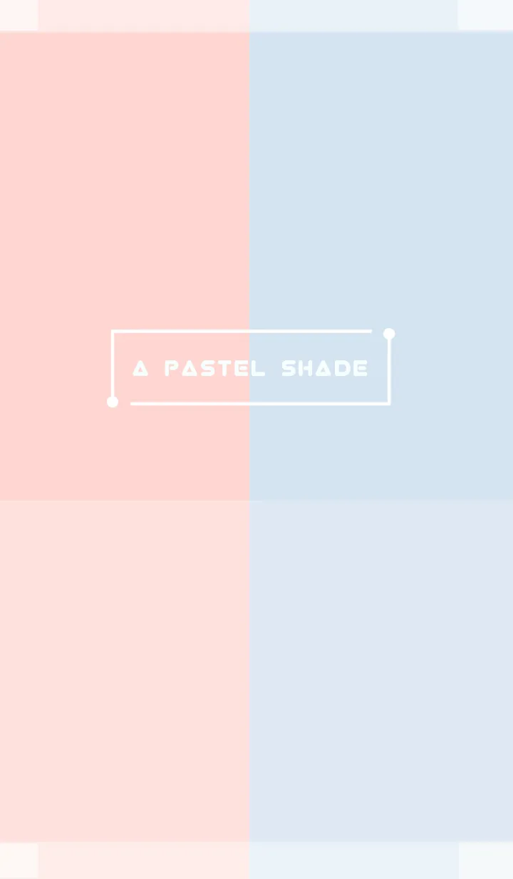 [LINE着せ替え] pastel shade - pink/blue -の画像1