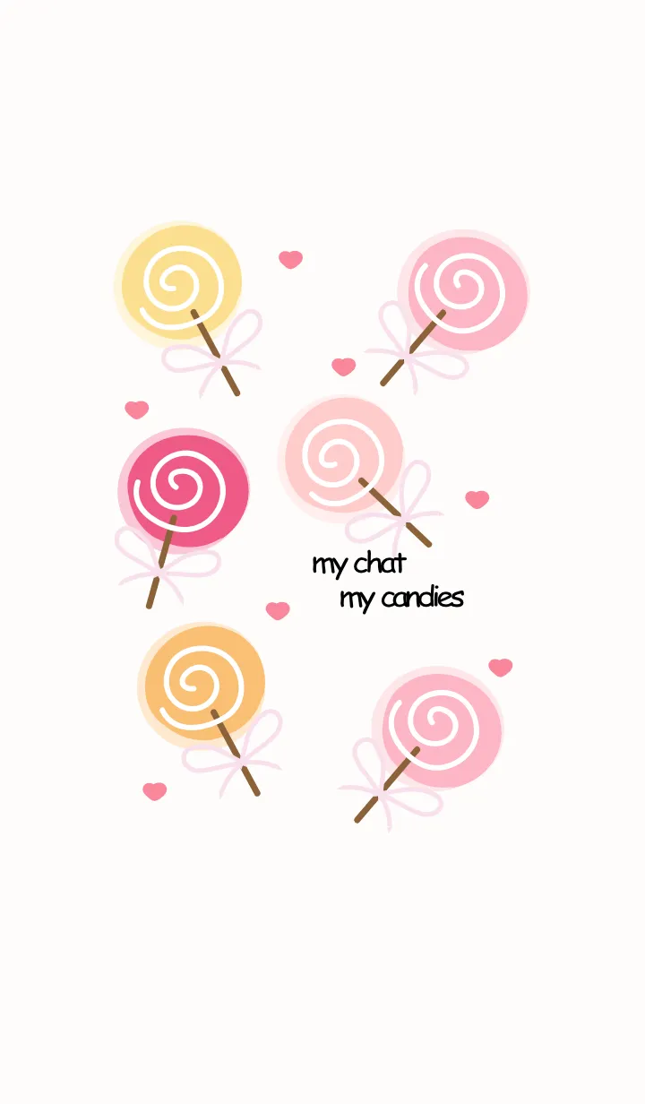 [LINE着せ替え] Sweet candies 17 :)の画像1