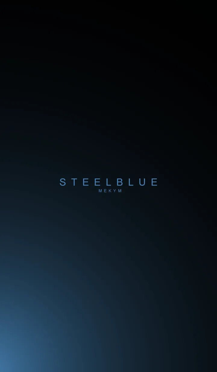 [LINE着せ替え] STEELBLUELIGHT -MEKYM-の画像1