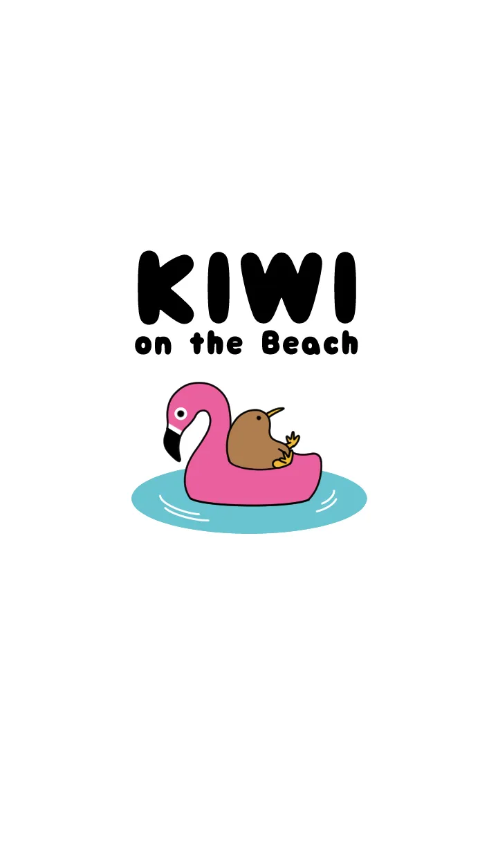 [LINE着せ替え] KIWI on the Beachの画像1