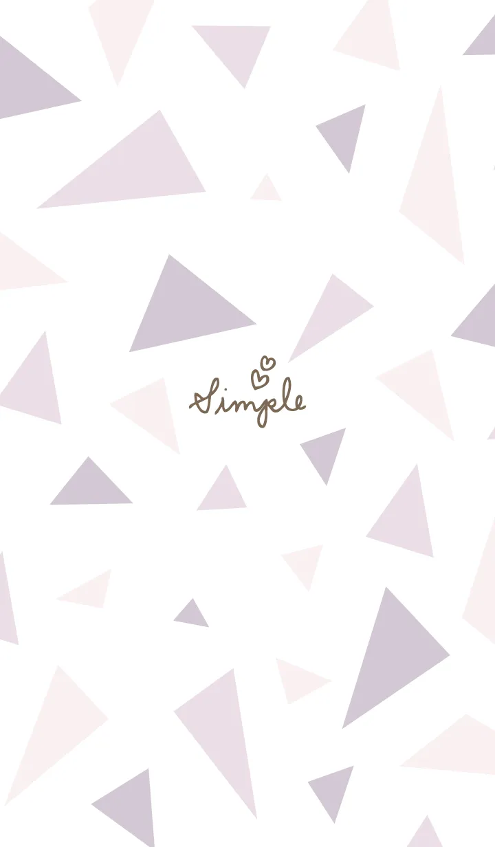 [LINE着せ替え] シンプル大人 三角27の画像1