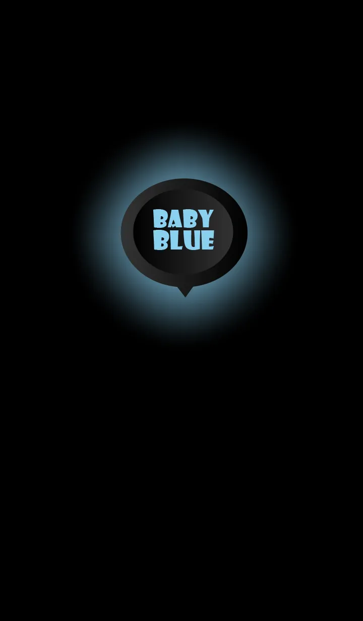 [LINE着せ替え] Baby Blue  In Black Ver.1 (JP)の画像1