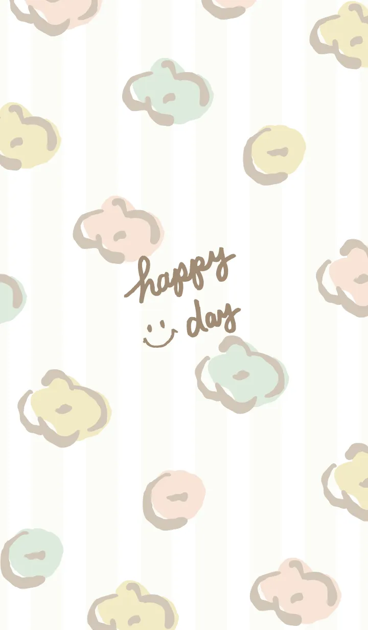 [LINE着せ替え] 手書きお花 ランダム27の画像1