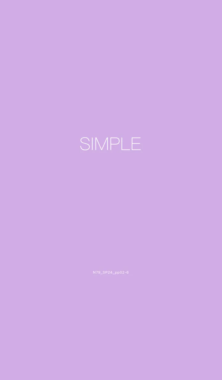 [LINE着せ替え] N79_24_パープル2-6の画像1