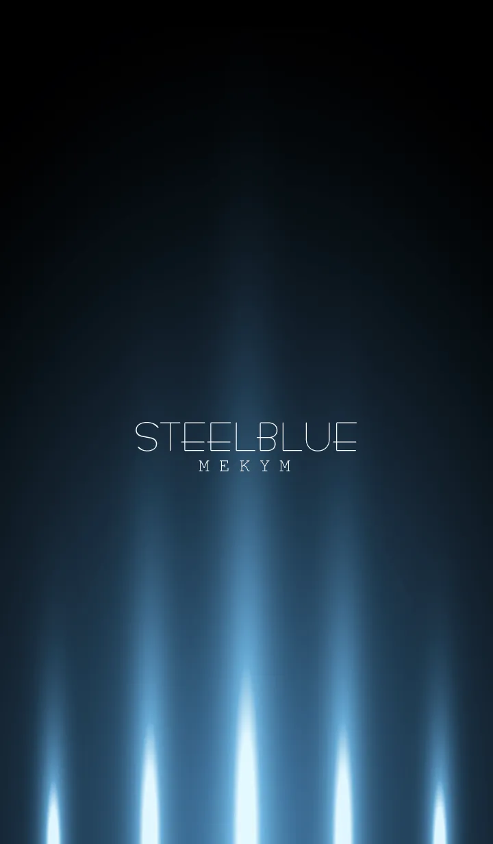 [LINE着せ替え] STEELBLUE LIGHT. -MEKYM-の画像1