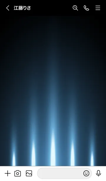 [LINE着せ替え] STEELBLUE LIGHT. -MEKYM-の画像3