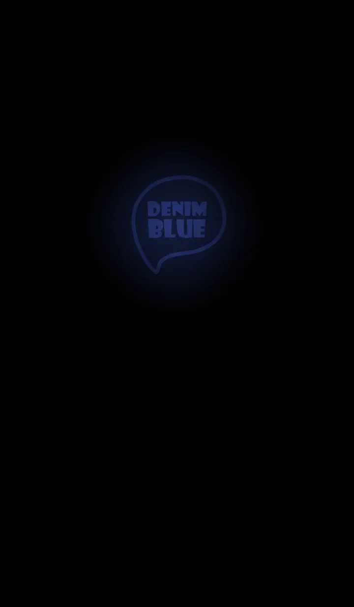 [LINE着せ替え] Denim Blue Neon Theme Ver.9 (JP)の画像1